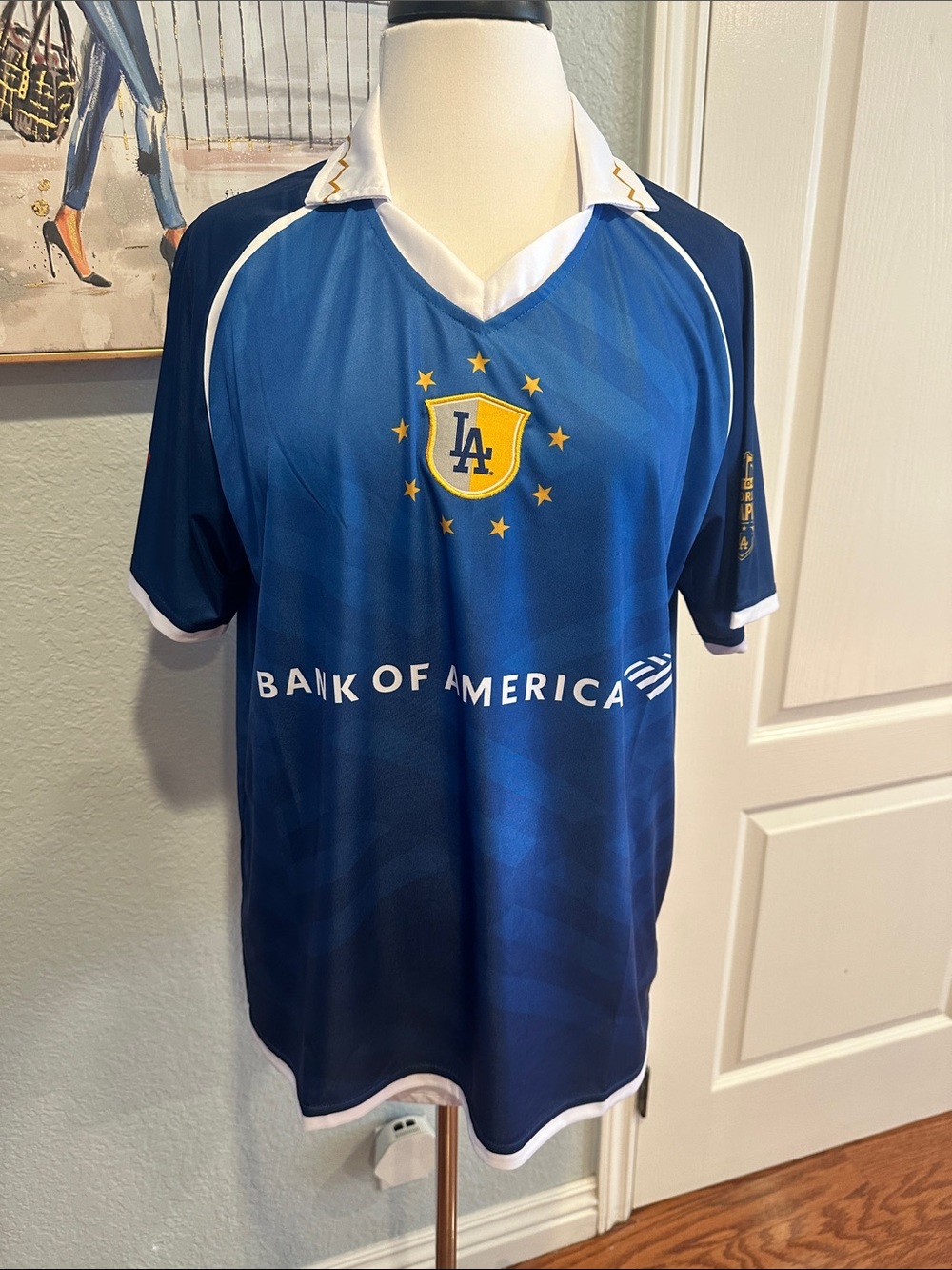 Men’s Soccer Jersey with Los Angeles Dodgers Crest Limited Edition FIFA • NEW!